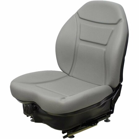 AFTERMARKET AMSS8029 Seat And Suspension Assembly, Gray Vinyl AMSS8029-ABL